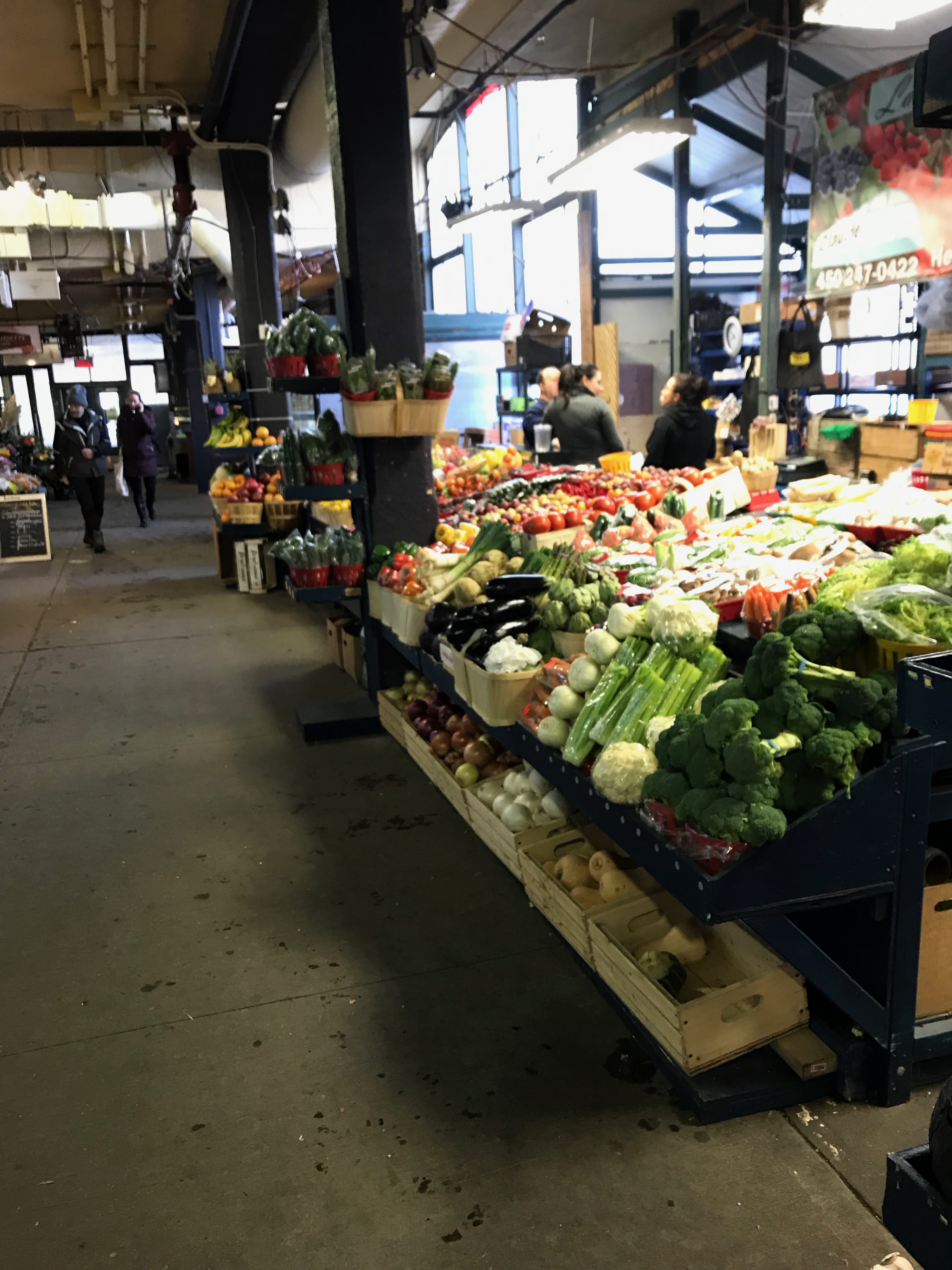 Produce at a street market