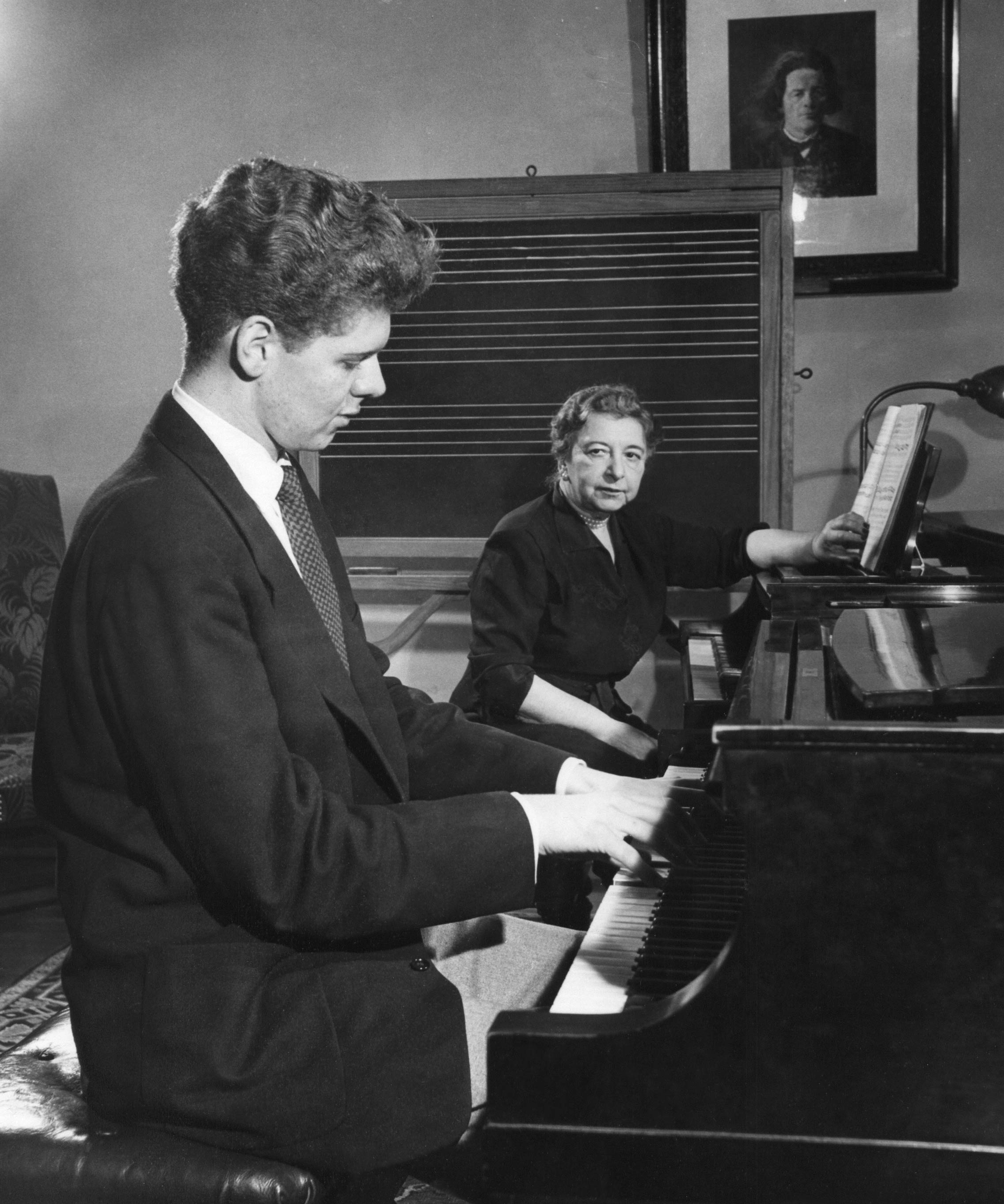 Rosina Lhévinne teaching Van Cliburn