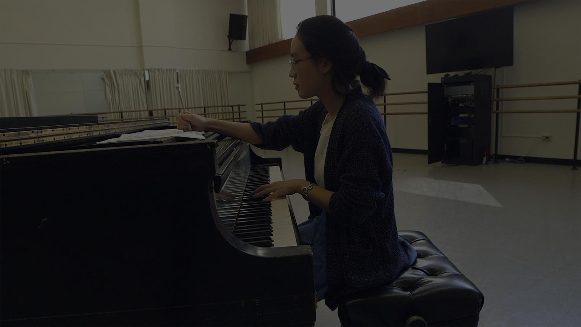 Anne Wang at piano
