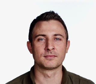 Portrait of playwright Brian Watkins