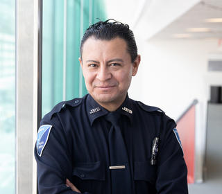Portrait of Public Safety Officer Alex Medina