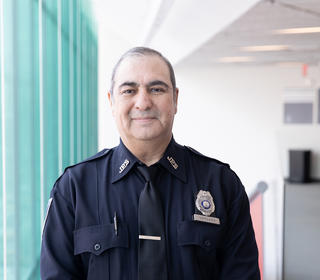 Portrait of Public Safety Officer Edgar Vergara