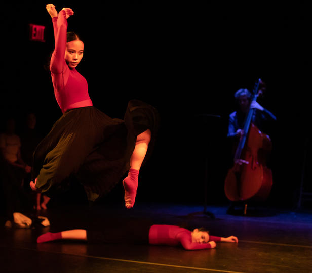 Juilliard Dance presents Choreographers and Composers, also known as choreocomp, in the Rosemary and Meredith Willson Theater on November 21, 2019.