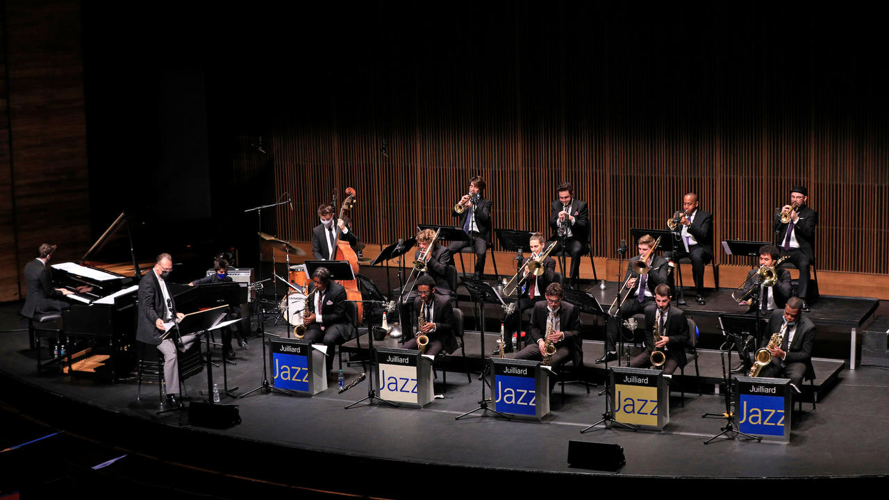 Juilliard Jazz Orchestra and conductor Tim Armacost