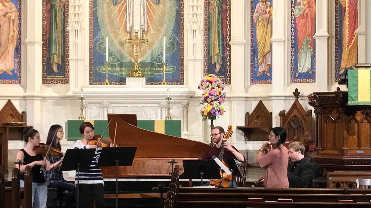 A chamber concert at Holy Trinity Lutheran Church