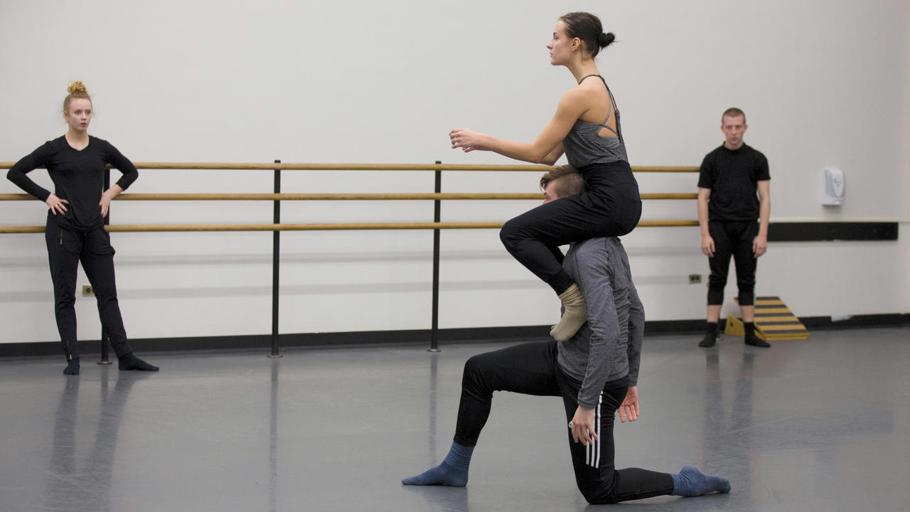 Dancers Ally McGuire and Todd Baker in Bryan Arias' 'The Sky Seen From the Moon'