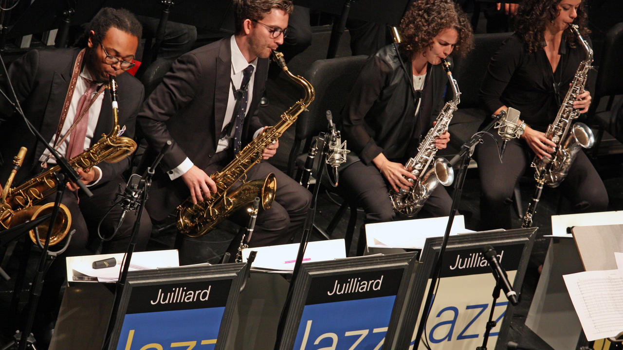 Juilliard Jazz Orchestra (photo by Hiroyuki Ito)
