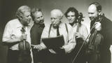Historic photo of the JSQ with Elliott Carter