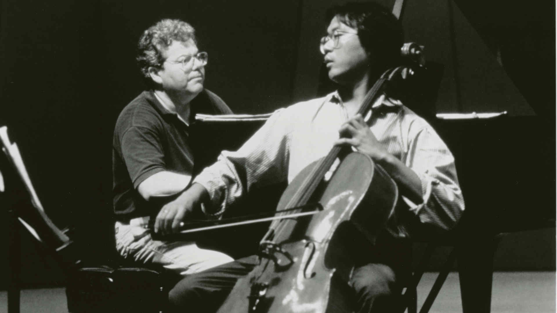 Emanuel Ax and YoYo Ma in 1996