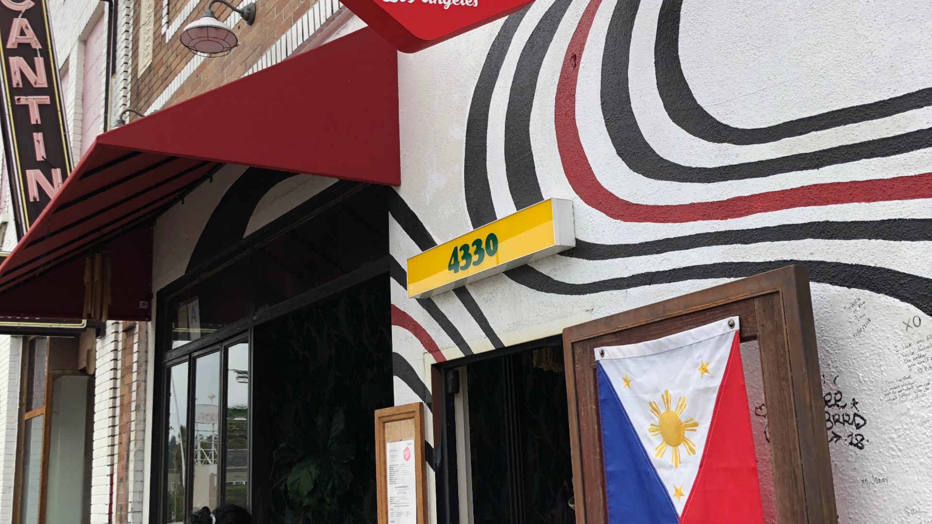 A Filipino restaurant in LA