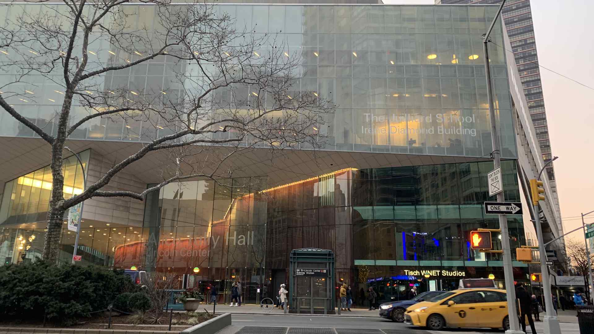 The exterior of Juilliard