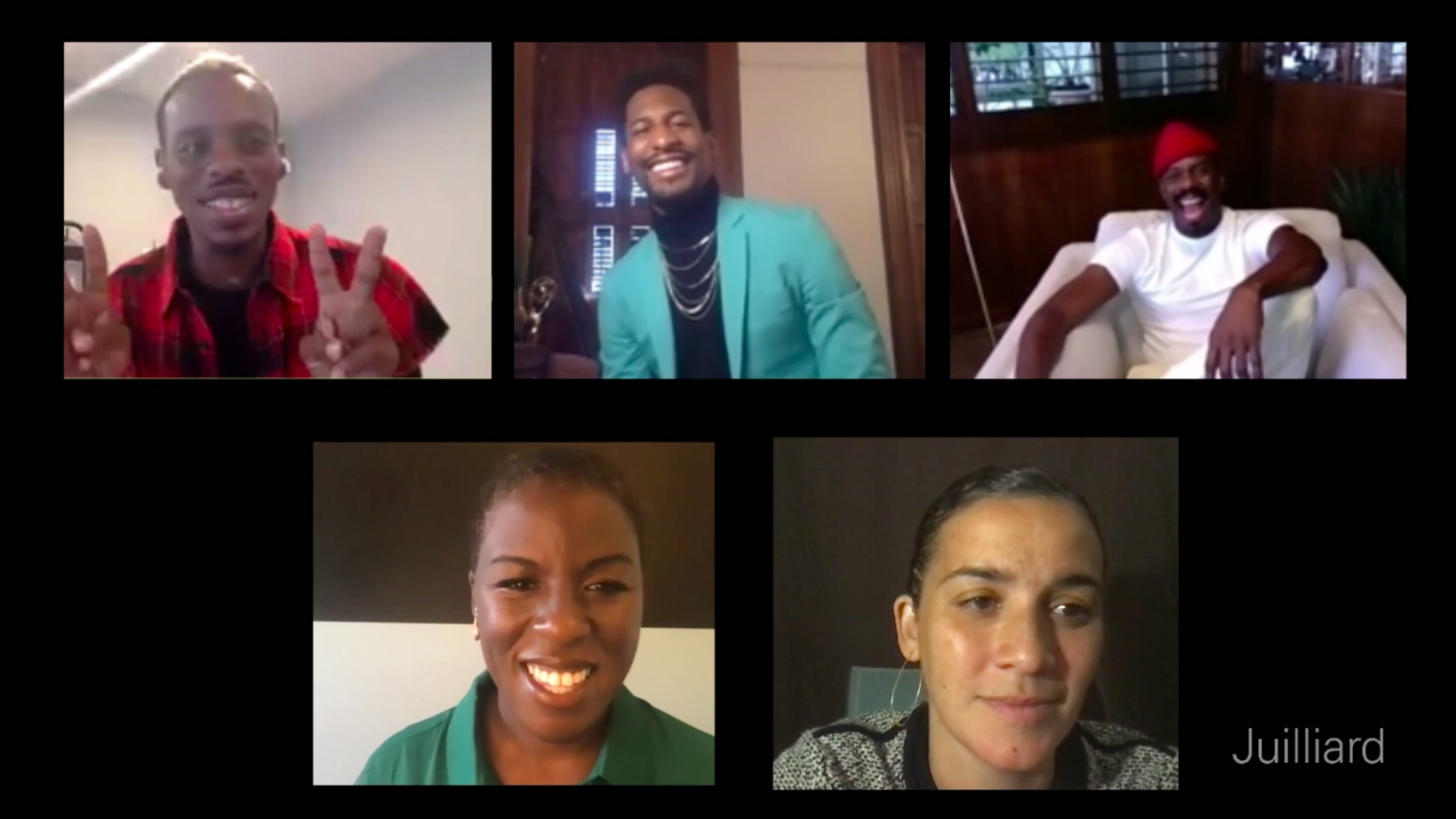 Creative Associates Lil Buck, Jon Batiste, Colman Domingo, Fredara Hadley and Patricia McGregor