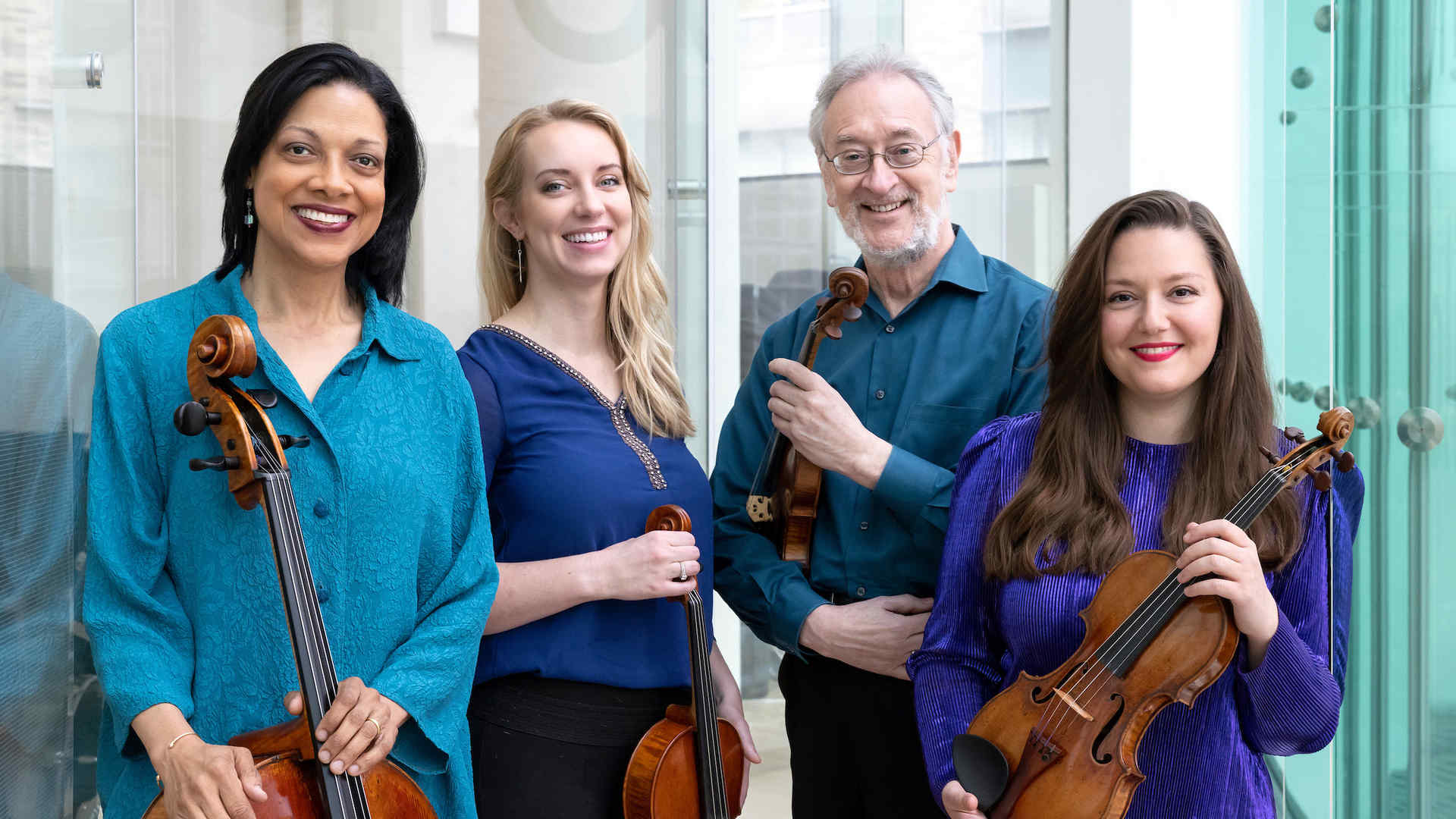 Headshot of Juilliard String Quartet members