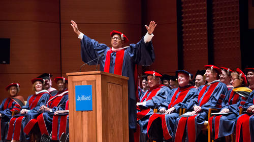 Marsalis speaks at Juilliard 2018 commencement
