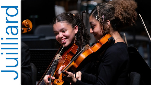 young string players performing