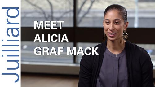 Video feature: New Dance Division Director Alicia Graf Mack talks about her love of dance and what makes Juilliard unique