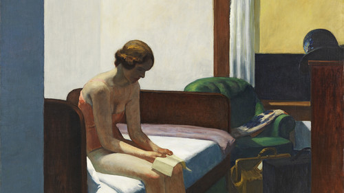 hotel room painting by edward hopper
