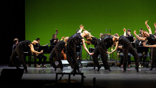 dancers on a stage